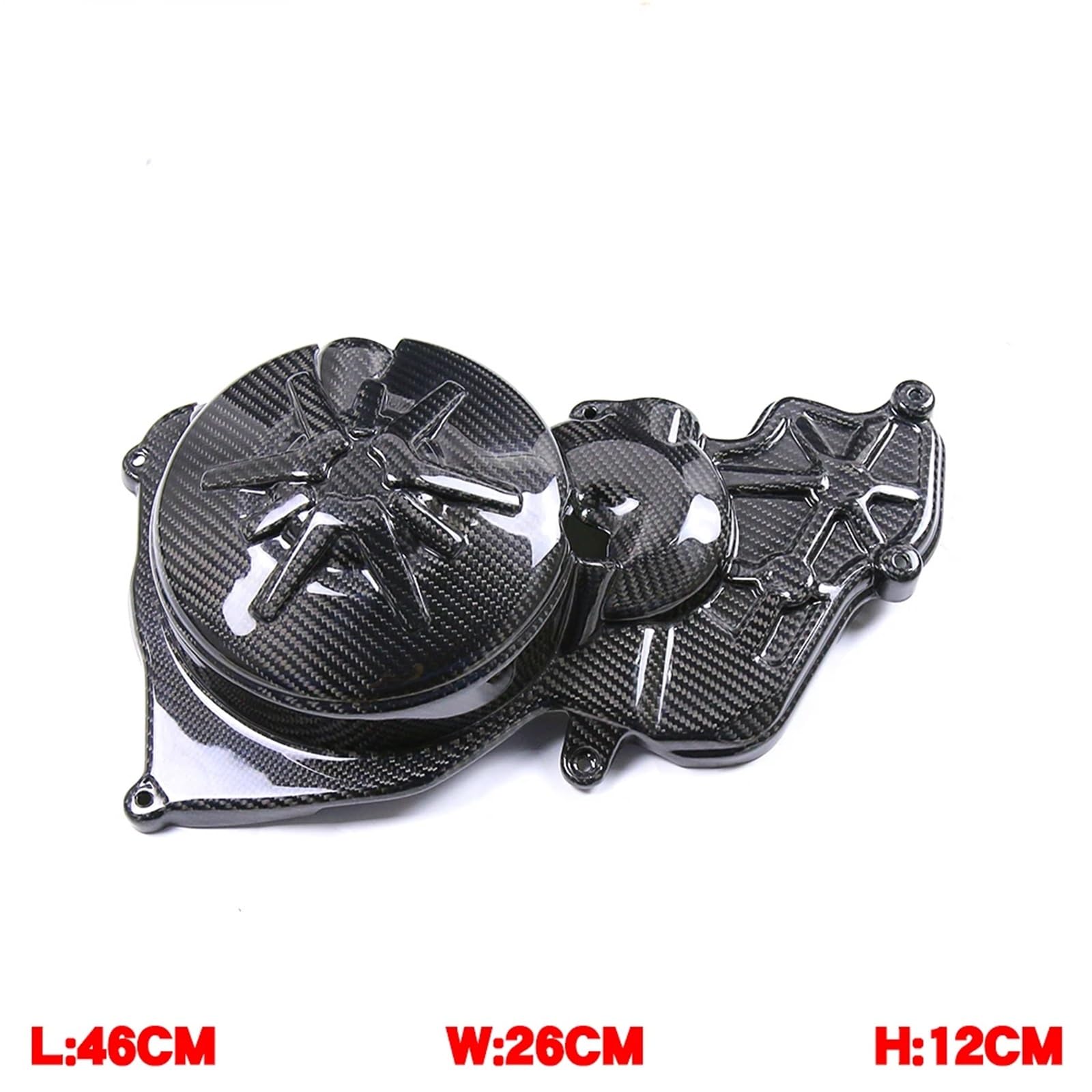 Osłona zębatki silnika Pasuje do Aprilia RSV4 Factory 2021-2023 100% Carbon Fiber Set Racing Sprocket Guard Case Accessory