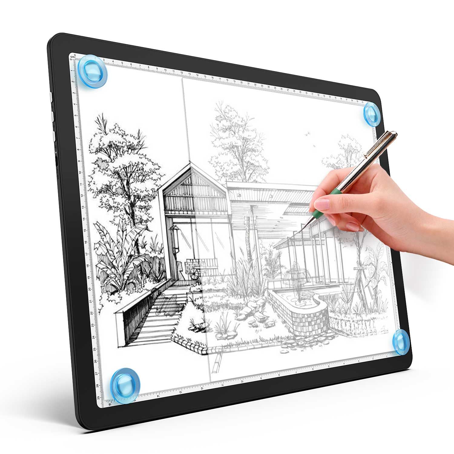 A4 LED Copy Board Tracing Light Pad Magnetic Adjustable Bright