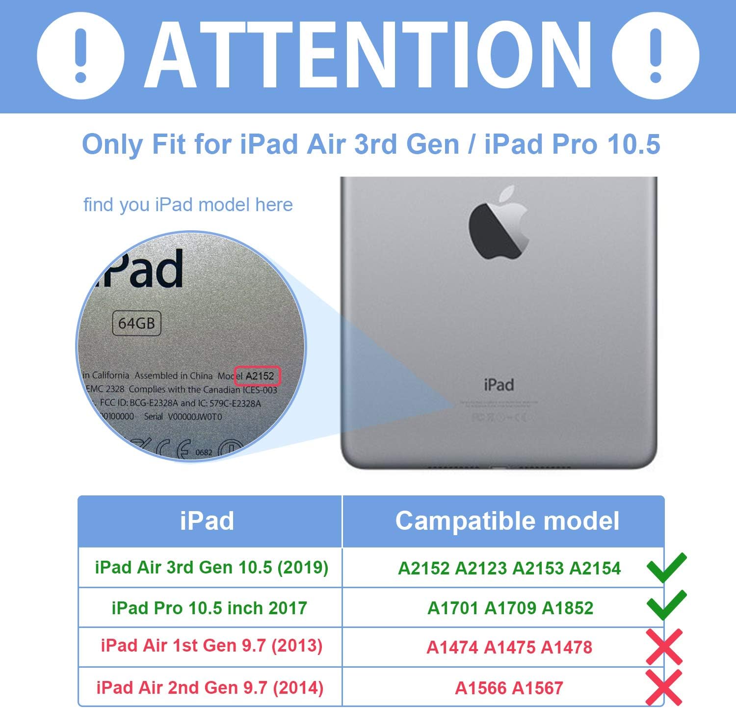 ProCase iPad Air 10.5" (3rd Gen) 2019 / iPad Pro 10.5 2017 Case - Premium Stand Case Folio Cover for Apple 10.5" iPad Air 2019 / iPad Pro 10.5 inch 2017, with Auto SleepWake Function (Light Brown)