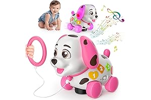 Musical Puppy for 1 Year Olds: Bilingual, Crawling and Walking Companion