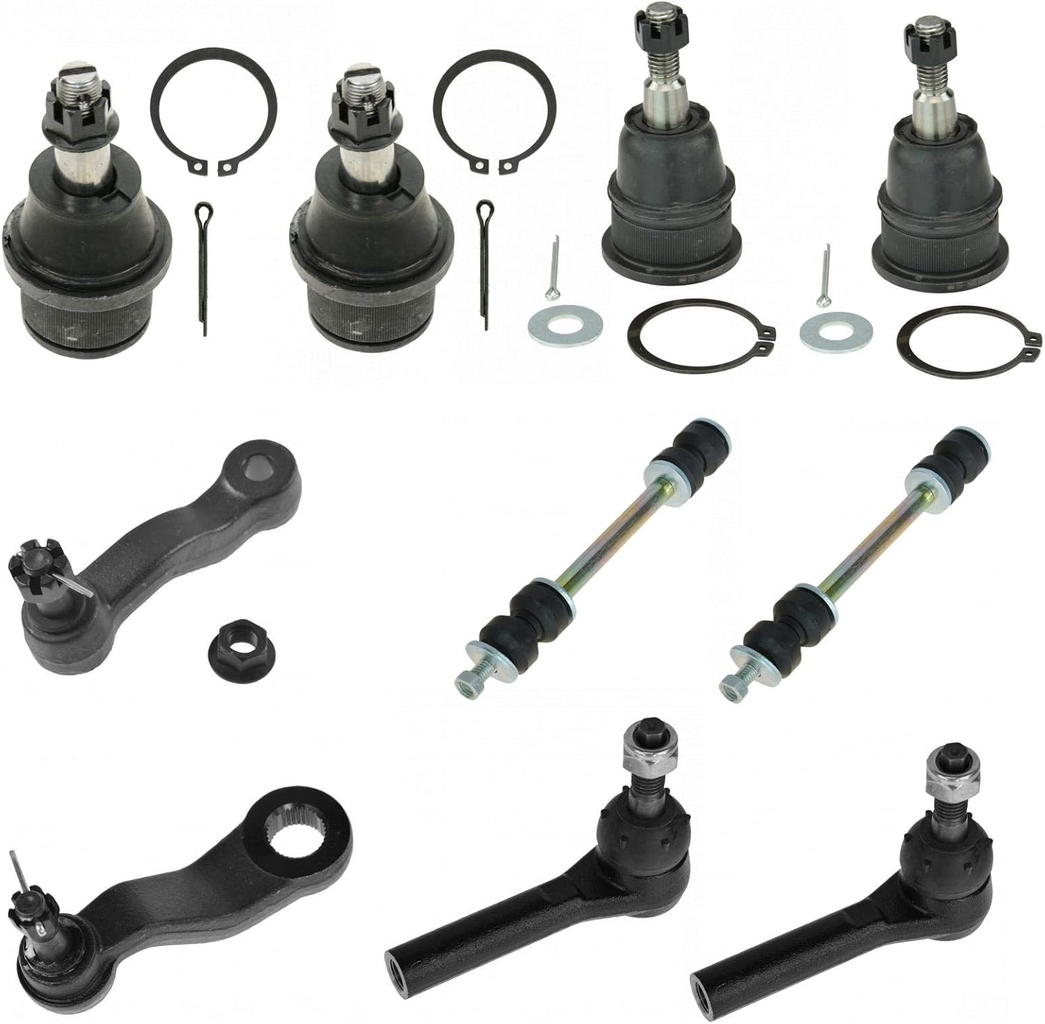TRQ Front Suspension Kit for Chevy Express & GMC Savana