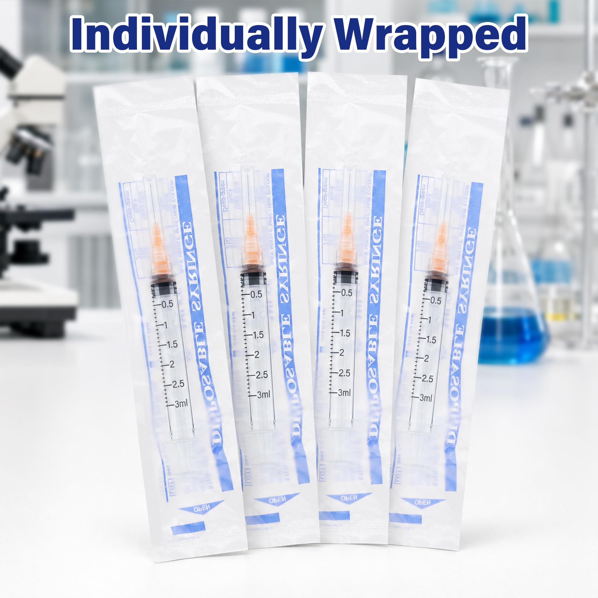 100 Pack 3ml Measuring Supply, 25𝐆 x 5/8" (16mm) — Amazon image 4