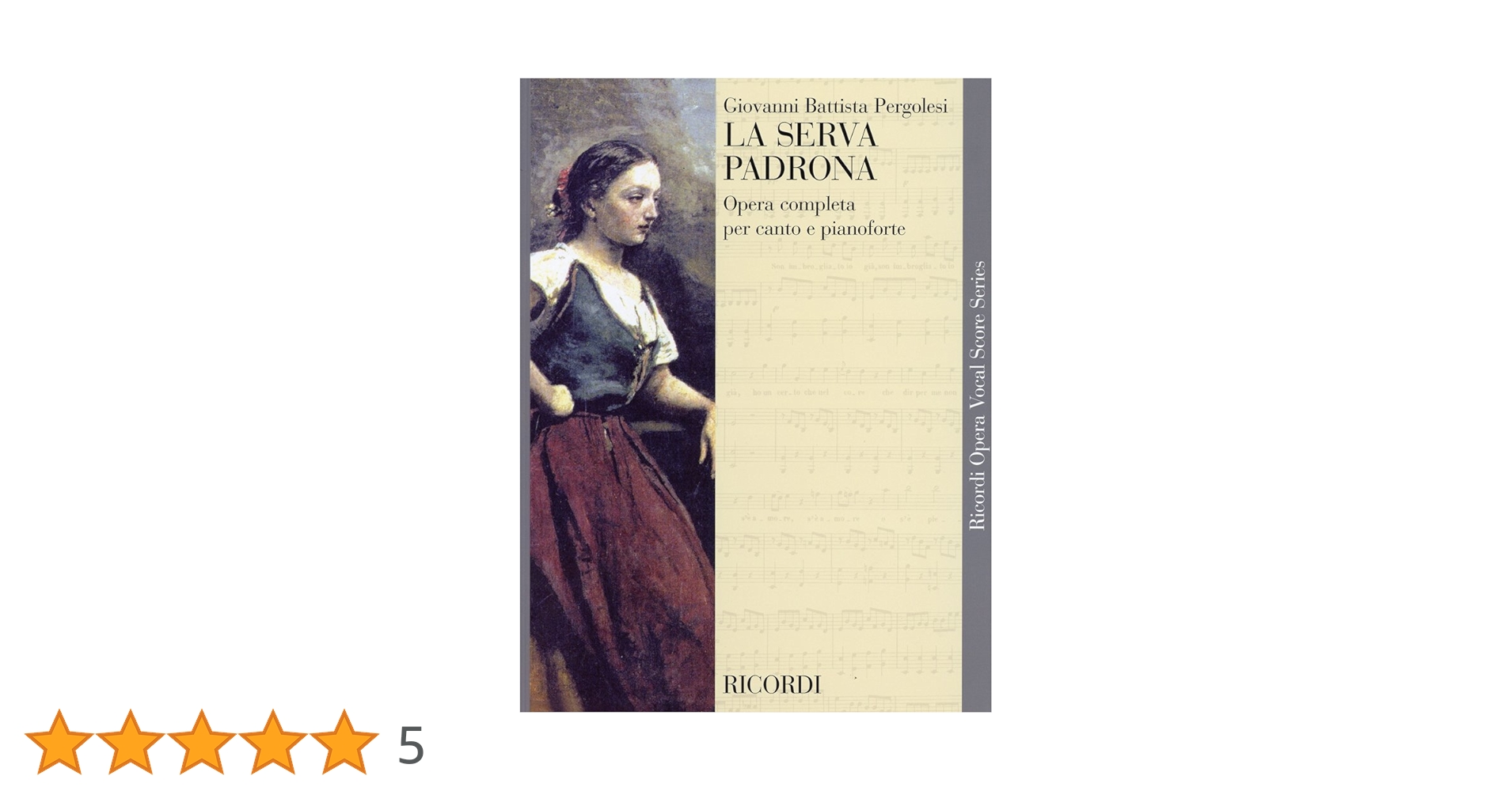 Amazon.co.jp: ペルゴレージ : オペラ「奥様女中」/リコルディ社