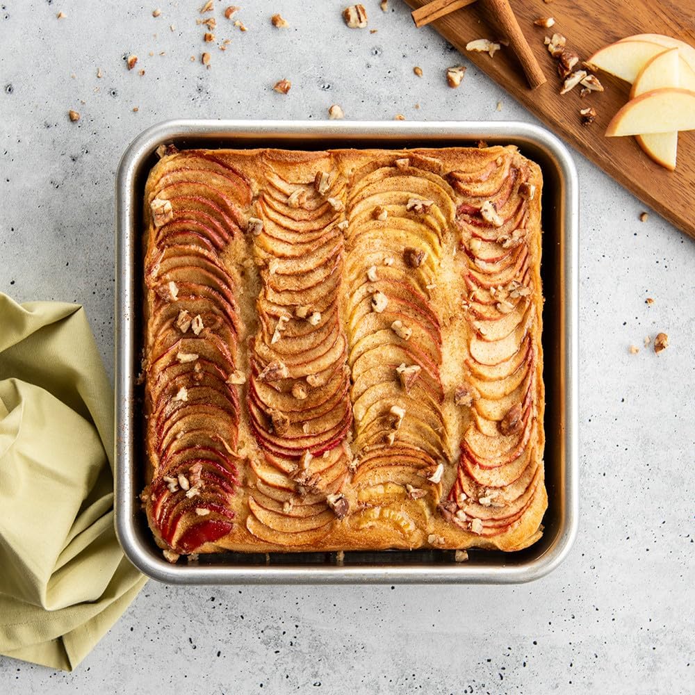 Nordic Ware - 47500 Nordic Ware Naturals Aluminum Commercial 8" x 8" Square Cake Pan, 8 by 8 inches, Silver - Image 2