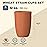Wheat Straw Cups 6 PCS Good Alternative to Plastic Reusable Cups 12 oz Unbreakable Drinking Cup Reusable Dishwasher Safe Water Plastic Glasses Orange