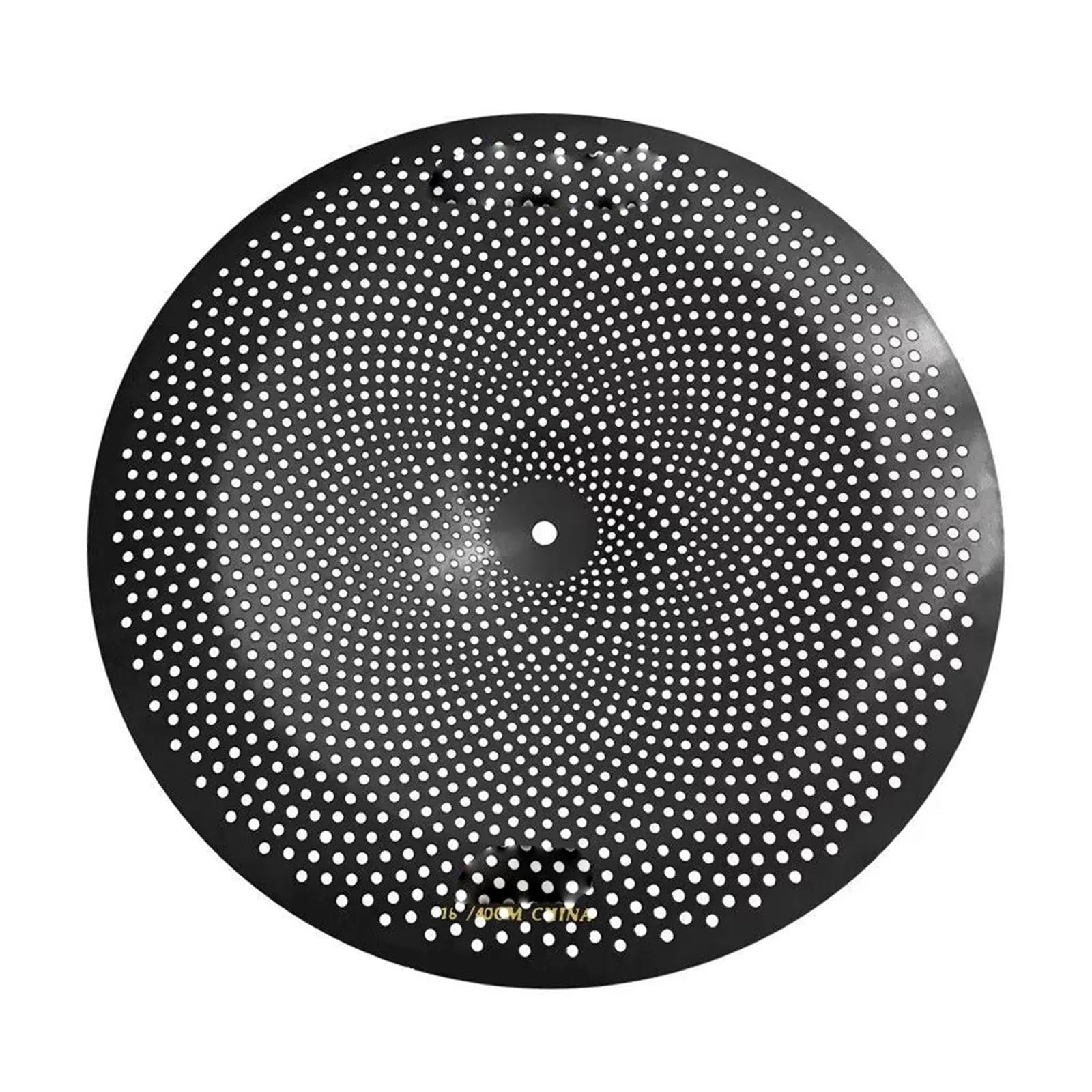 Standard Cymbales Accessoires D'instruments De Percussion À Cymbale Muette De Couleur Noire 16 Pouces Adaptés Aux Ensembles Batterie