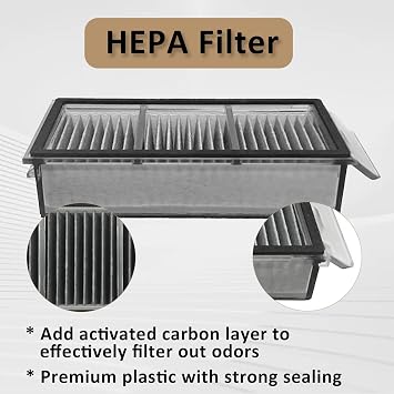 Accessories Kit for Dreame L40s Pro Ultra/ X50 Ultra Complete/ L50 Pro Ultra/ X50 Master/Mova V50 Ultra Complete, 1 Set Main Brush, 4 Hepa Filters, 4 Side Brush, 4 Vacuum Bags, 6 Mop Pads