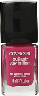 Outlast Stay Brilliant Nail Gloss, Tickled Pink 165, 0.37 Ounce