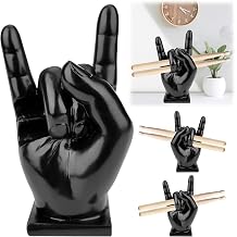 Creative Rock Hand Drumstick Holder Drumstick Holder Hand Resin Rock Hand Drum Sticks Holder Drumstick Holder Home Decoration Drumstick Funny Gift for Drummers