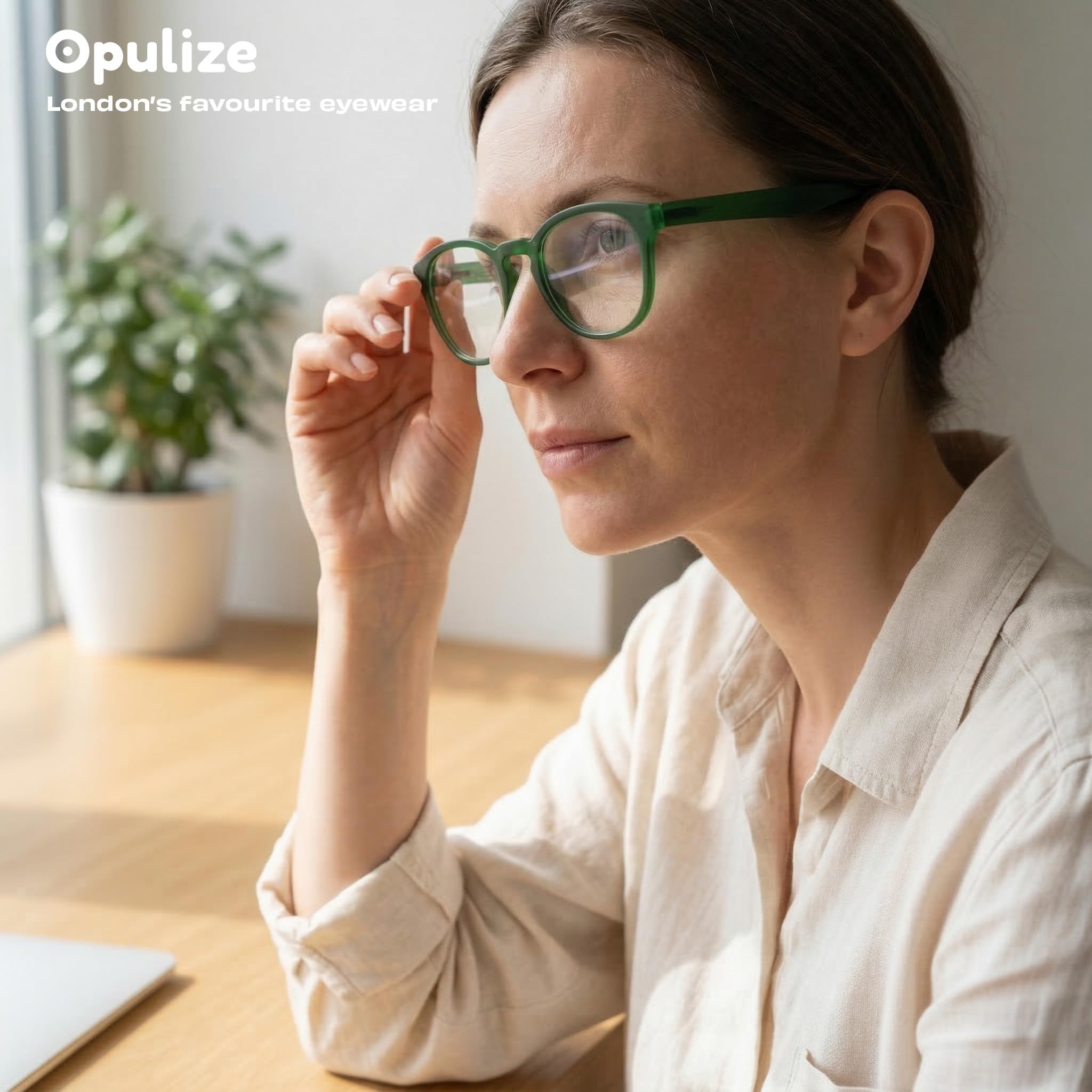 OPULIZE Pop Pack 2 Rétro Rond Vert Mousse Lisse Hommes Femmes Lunettes De Lecture Charnières Ressort RR2-6 +1,00 - 3