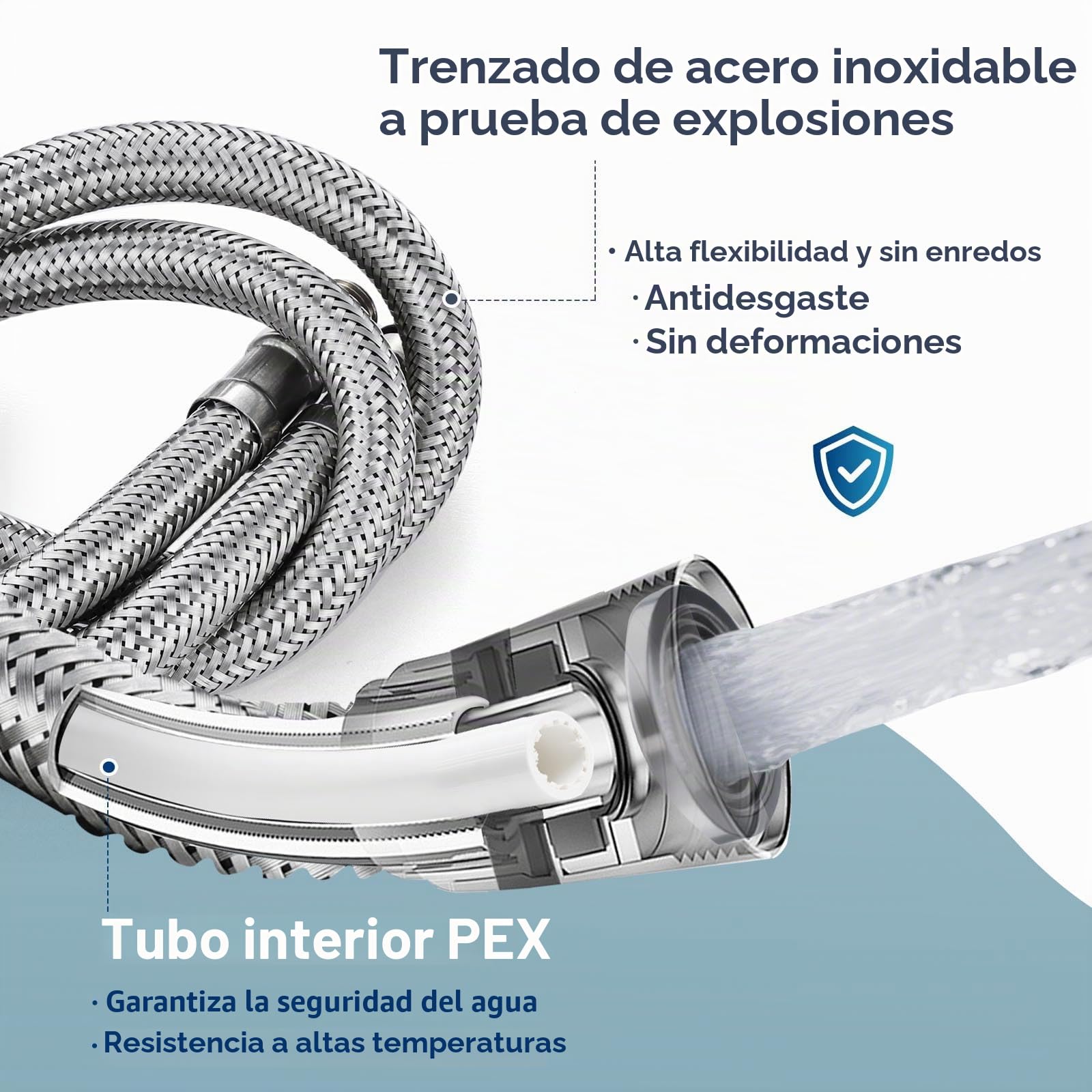 Grifos mezcladores para lavabo de baño de Peppermint con caño en cascada, grifo monomando moderno y pequeño, monobloc, para tocador, latón, cromo