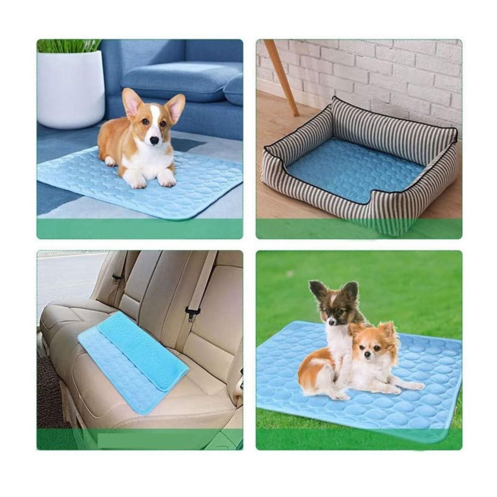 Kühlmatte für Haustiere Kühlmatte for Haustiere: Schlafmatte for Katzen und Hunde(Gray,2XL(150x100cm))