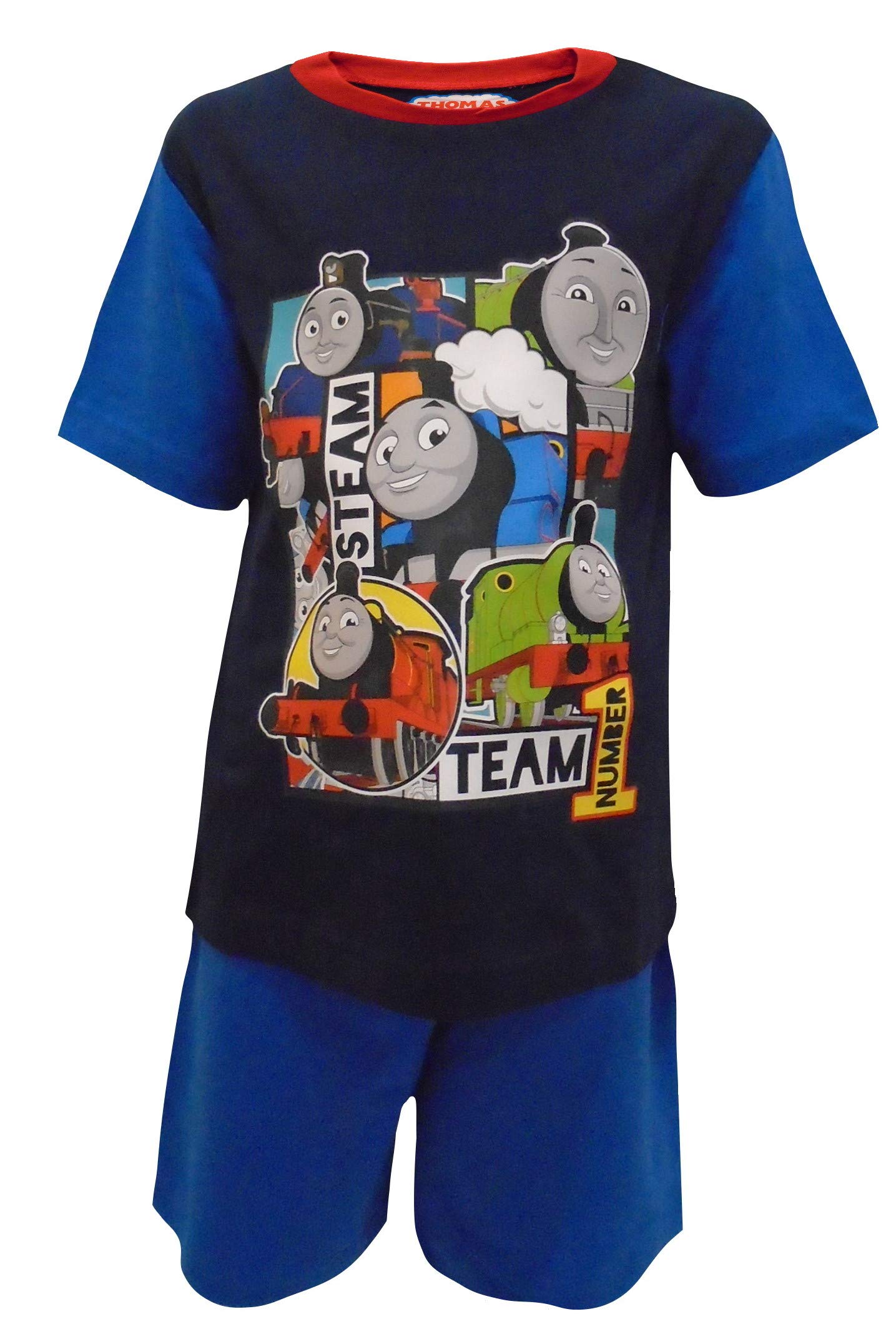 TDP Textiles Thomas The Tank Engine Steam Boys Pyjamas 3-4 Years Blue