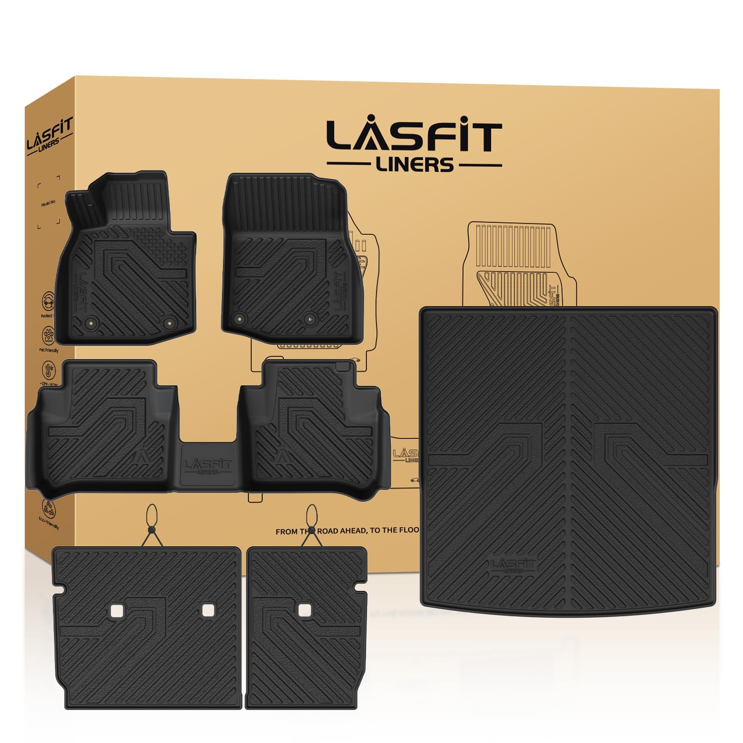 Photo 1 of LASFIT Floor Mats & Trunk Mat for Mazda CX50 2025 2026 (Only Fit Hybrid)