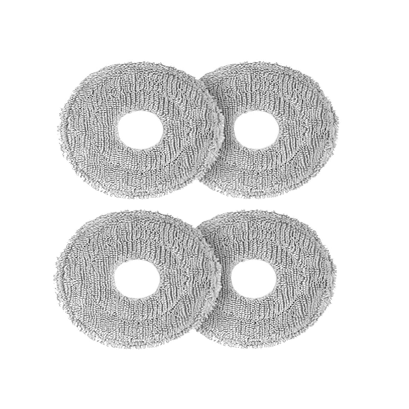 RANJIAO Accessories Original Mop, Mop Bracket, Mop Holder, Compatible for L20 Ultra/X30 Ultra/X40 Ultra, Compatible for Mijia M30 S, Vacuum Cleaner Accessories(Mop 4pcs)