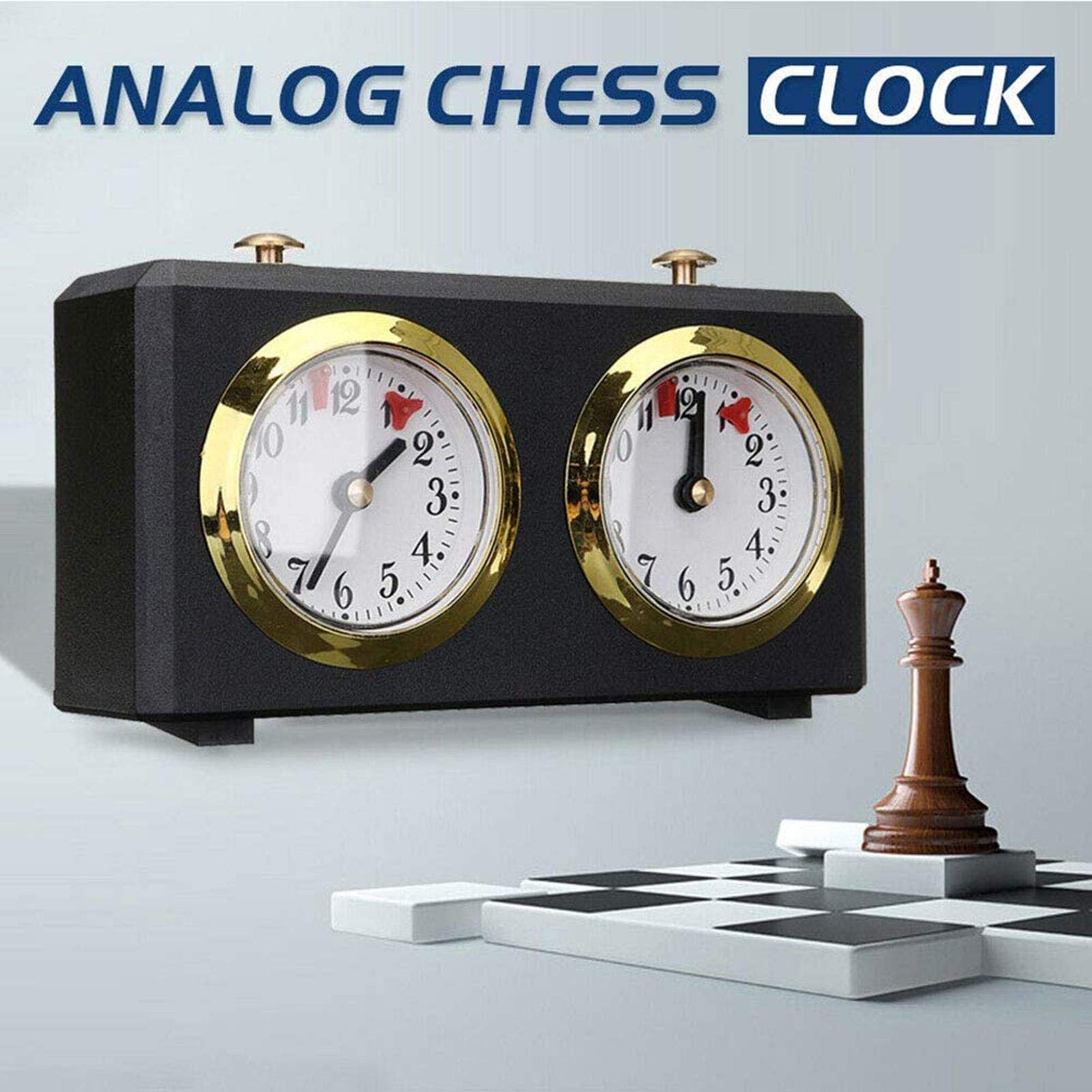 Orologio Meccanico Professionale dei Giochi da Tavolo degli Scacchi Timer per Il Conto alla rovescia degli Scacchi
