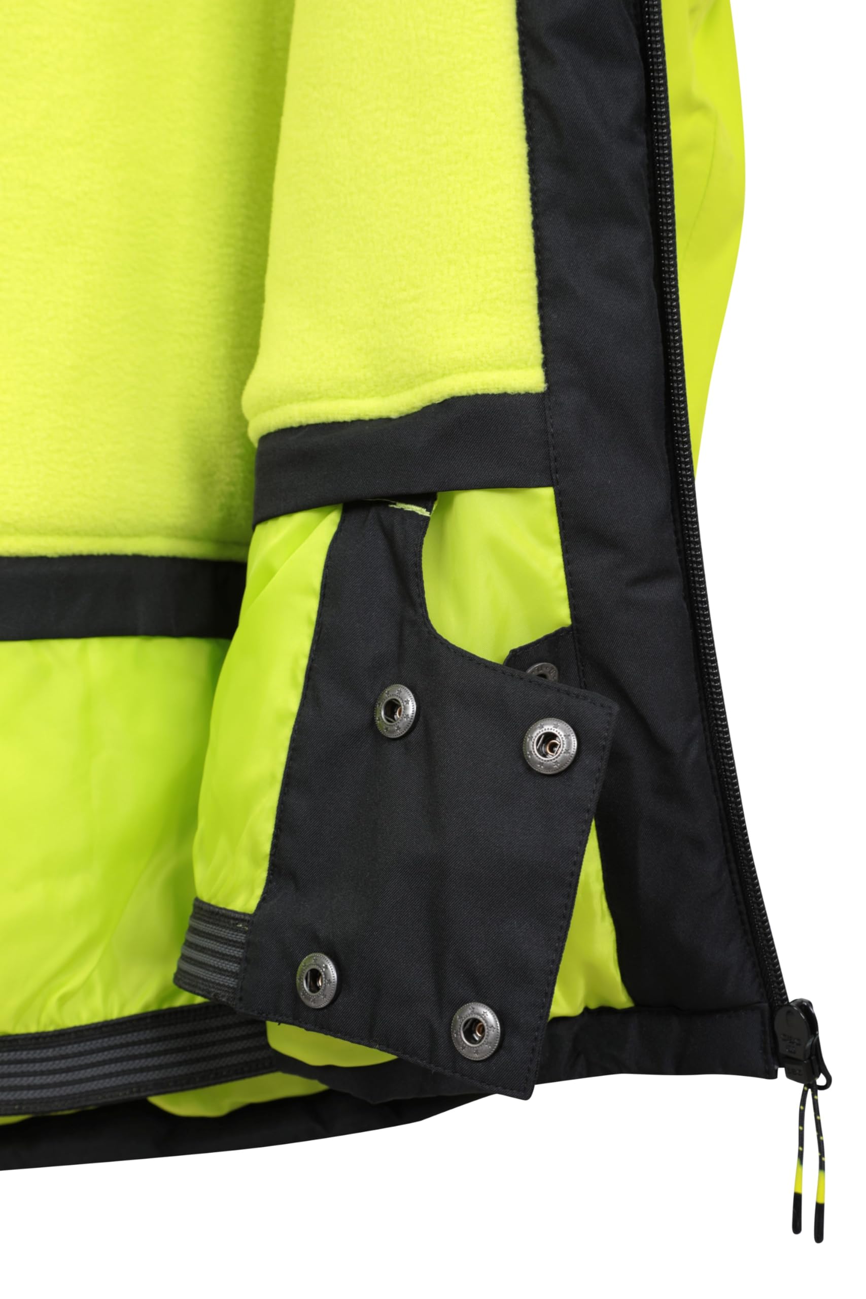 Mountain Warehouse Veste de Ski imperméable extrême Galactic pour Enfant - Manteau d'hiver Respirant Unisexe - Coutures thermocollées - Veste Amovible - pour Snowboard