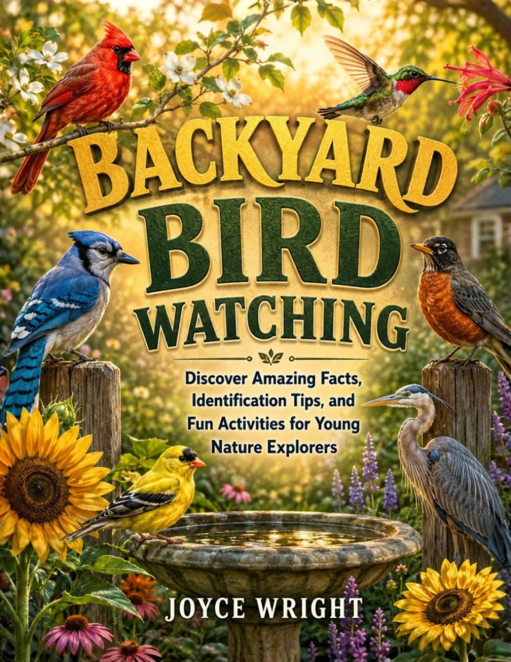 BACKYARD BIRD WATCHING: Discover Amazing Facts, Identification Tips, and Fun Activities for Young Nature Explorers