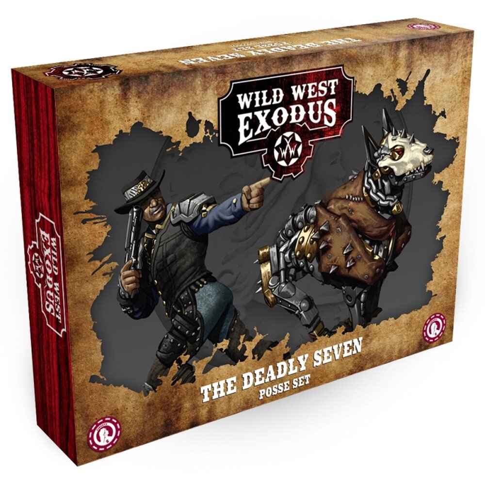 Warcradle StudiosWild West Exodus - The Outlaws 28mm Deadly Seven Posse Set SW