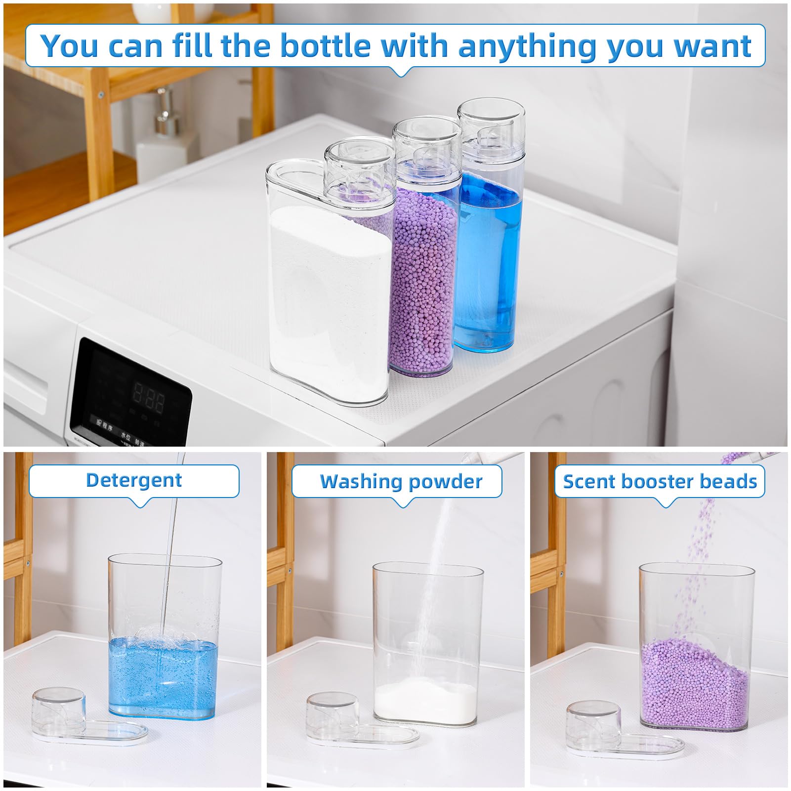 Laundry Detergent Dispenser,43oz Liquid Laundry