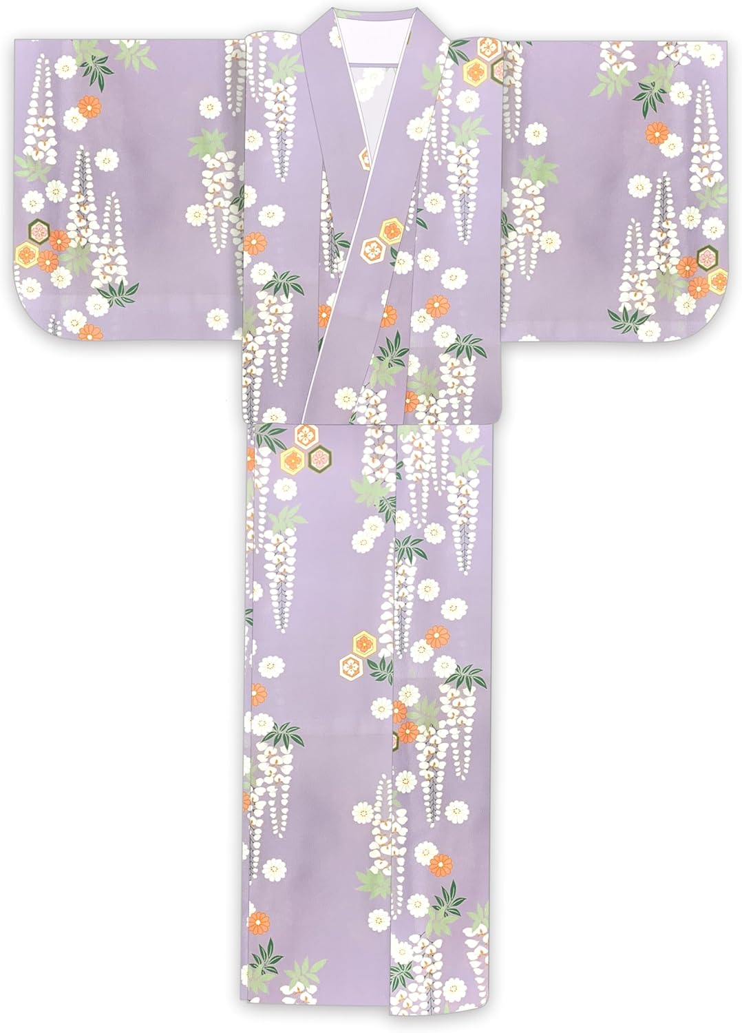 京都室町st．] ジュニア着物 小紋 袷(130,140,150) おしゃれな古典柄の