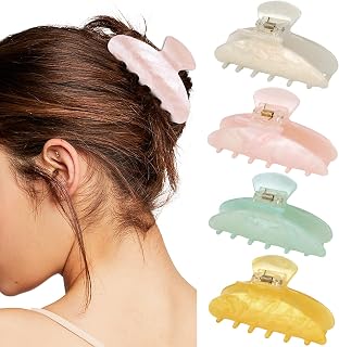 Large Acrylic Hair Claw Clips Cute Medium Hair Clips for Women Fashion Hair Accessories for Women Girls
