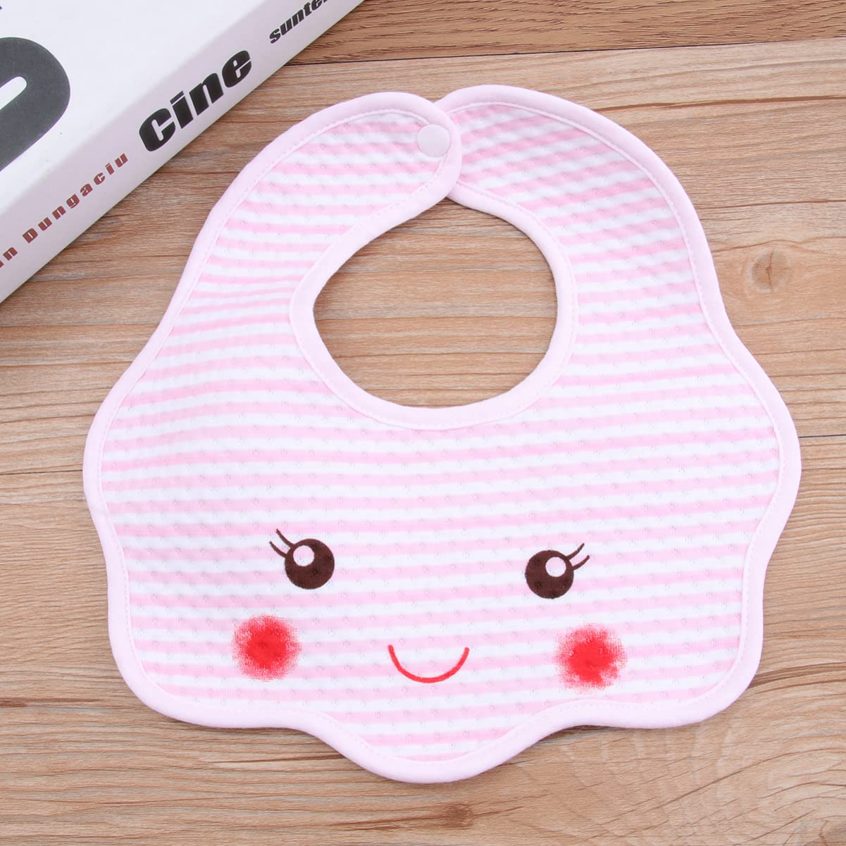 Toddmomy 10 Pezzi di Cartone Animato Saliva Adorabile Grembiule Infantile Che Mangia Cotone Misto Colore Bambino per Bavaglino
