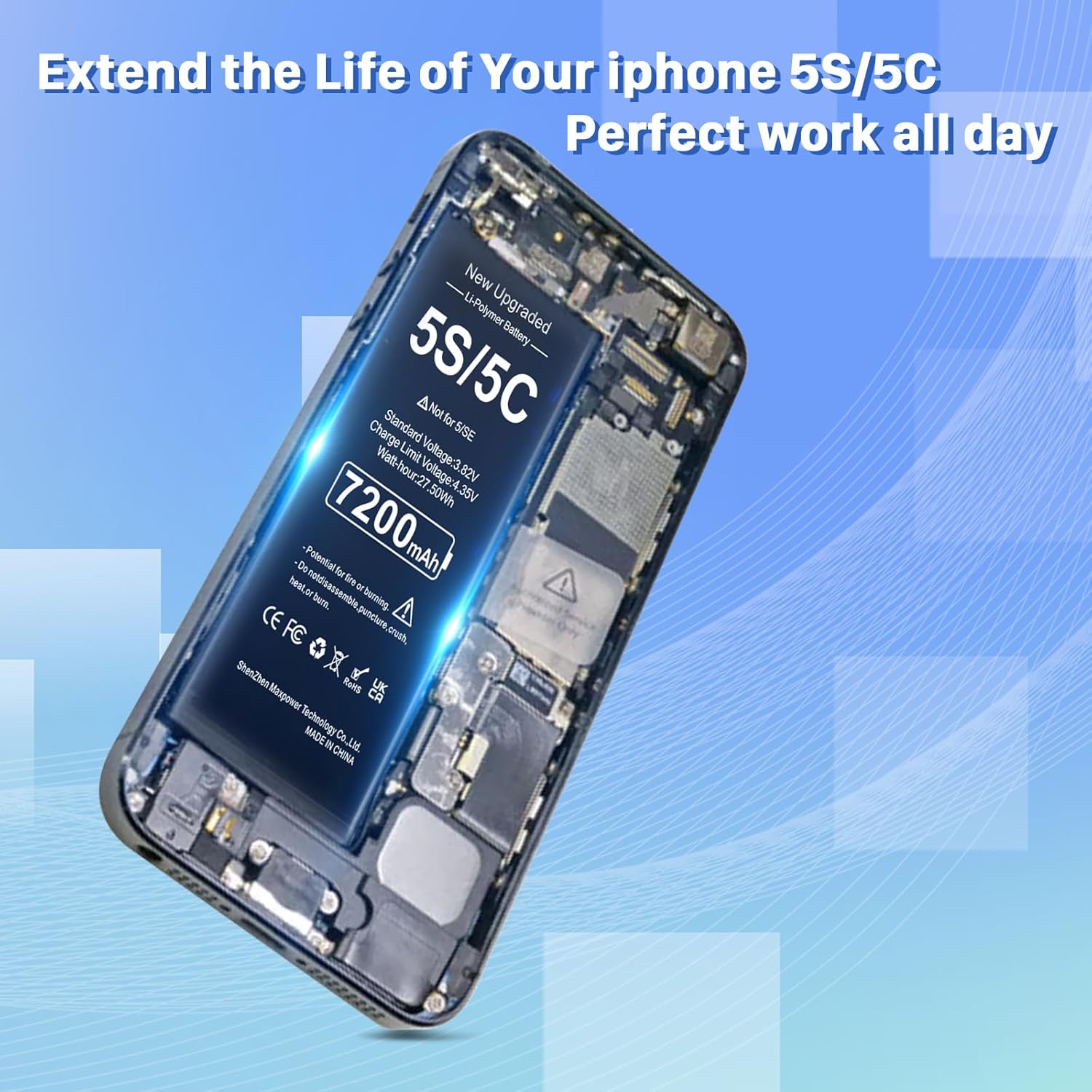 Phone Iphone Battery Replacement Battery For IPhone 5S 5C