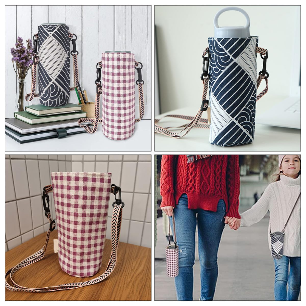 SUPVOX 8piezas Fundas Para Botellas De Agua Resistentes Al Ajustable Para Exterior y Picnic