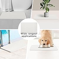Vista 5 de Stone Bath Mat Diatomaceous Earth Bath Mat Non-Slip Super Absorbent Bath Mats for Bathroom Quick Drying Diatomite Stone Shower Mat Large Natural