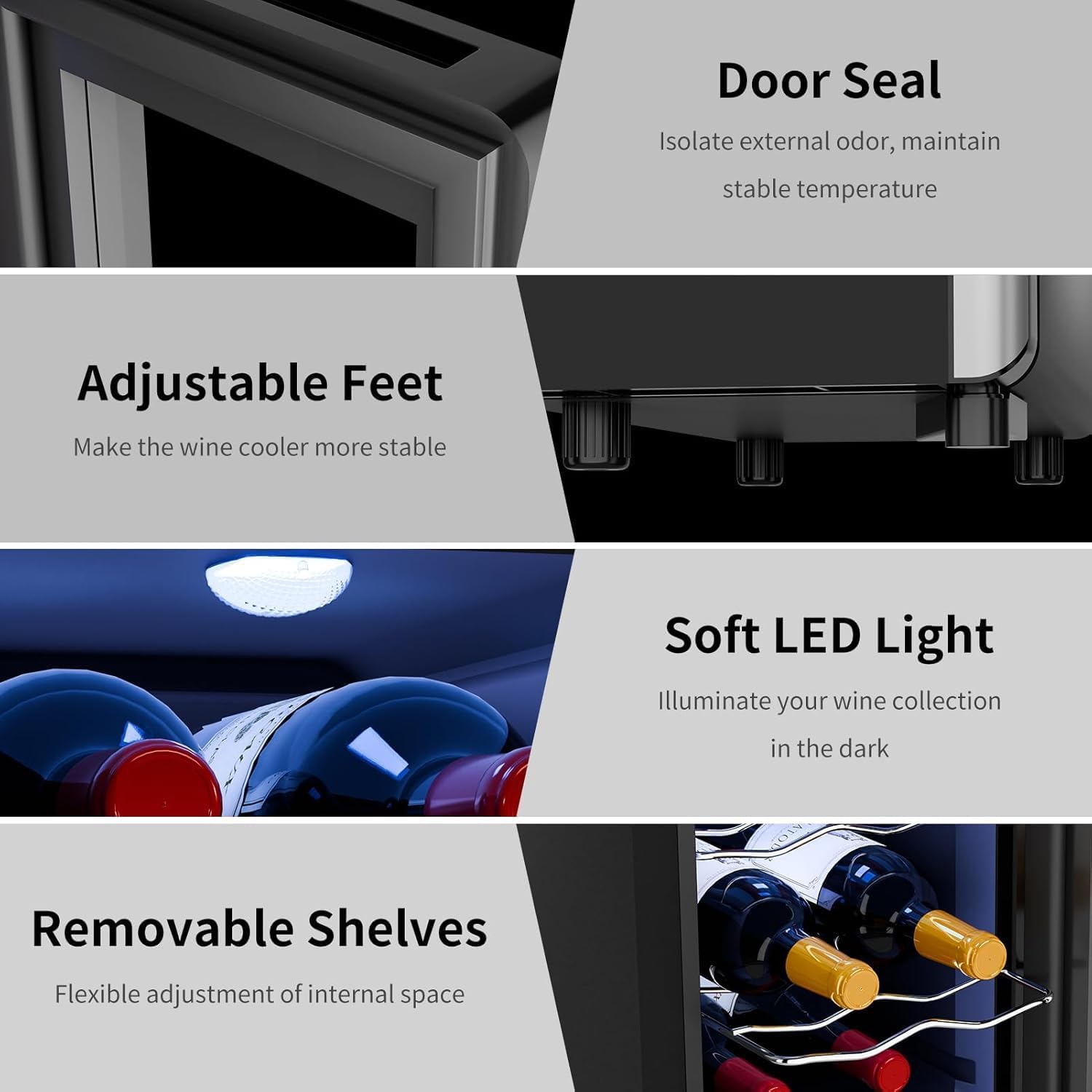 Key features of JINJUNYE wine cooler