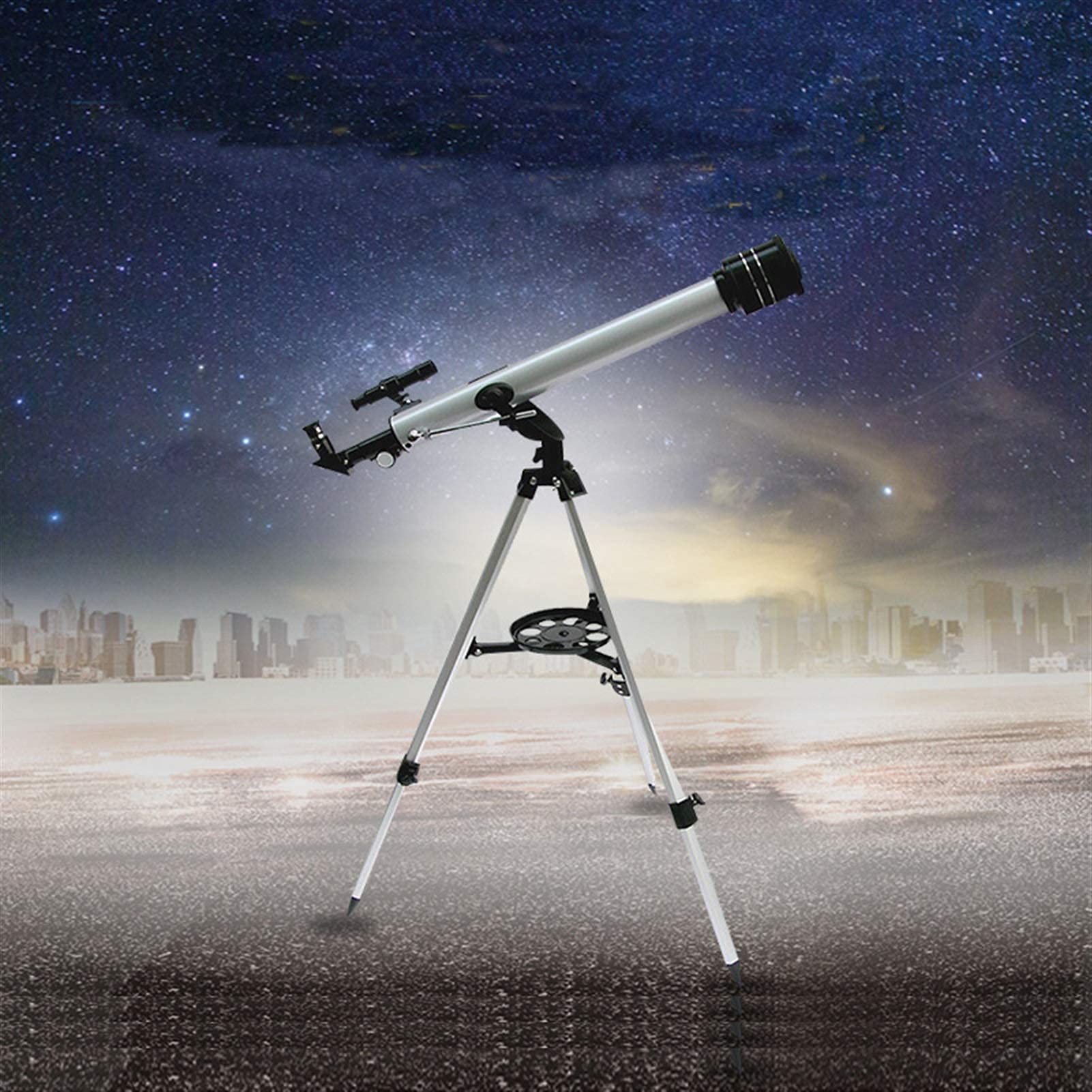 Télescope astronomique Spatial, monoculaire Haute Puissance, trépied réglable, oculaire Multi-Alimentation, télescope Portable pour Enfants, débutants et Adultes