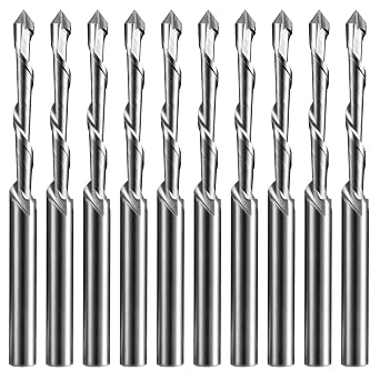 10Pcs Drywall Cutting Tools 3/16" Guide Point Cutting Bits,Drywall Bit Drywall Guide Point Cutting Bits,Used for with Spiral Saw and Power Tools