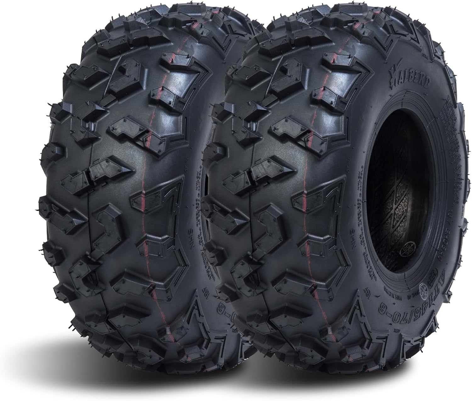 HALBERD Neumáticos 14570-6 para Go Kart Street Mini Bike, 4PR Off-road ATV Neumáticos 145 70-6, sin cámara, juego de 2, HU01