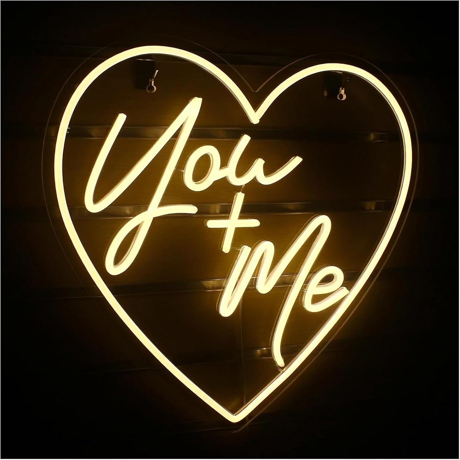 Colorful Letters Interior Neon Lights for You for and for Me Room Decoration Reception Party Wedding(Pink) image 4