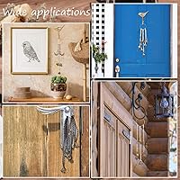 Vista 33 de OLYCRAFT 3 Pcs Witch Bells & Keychain Hangers - Moon Key Wiccan Bells Decor with Wood Beads Wind Chimes for Home Decor - 11.8 Inch