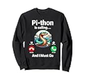 Python Is Calling I Must Go Pi Day Sweatshirt