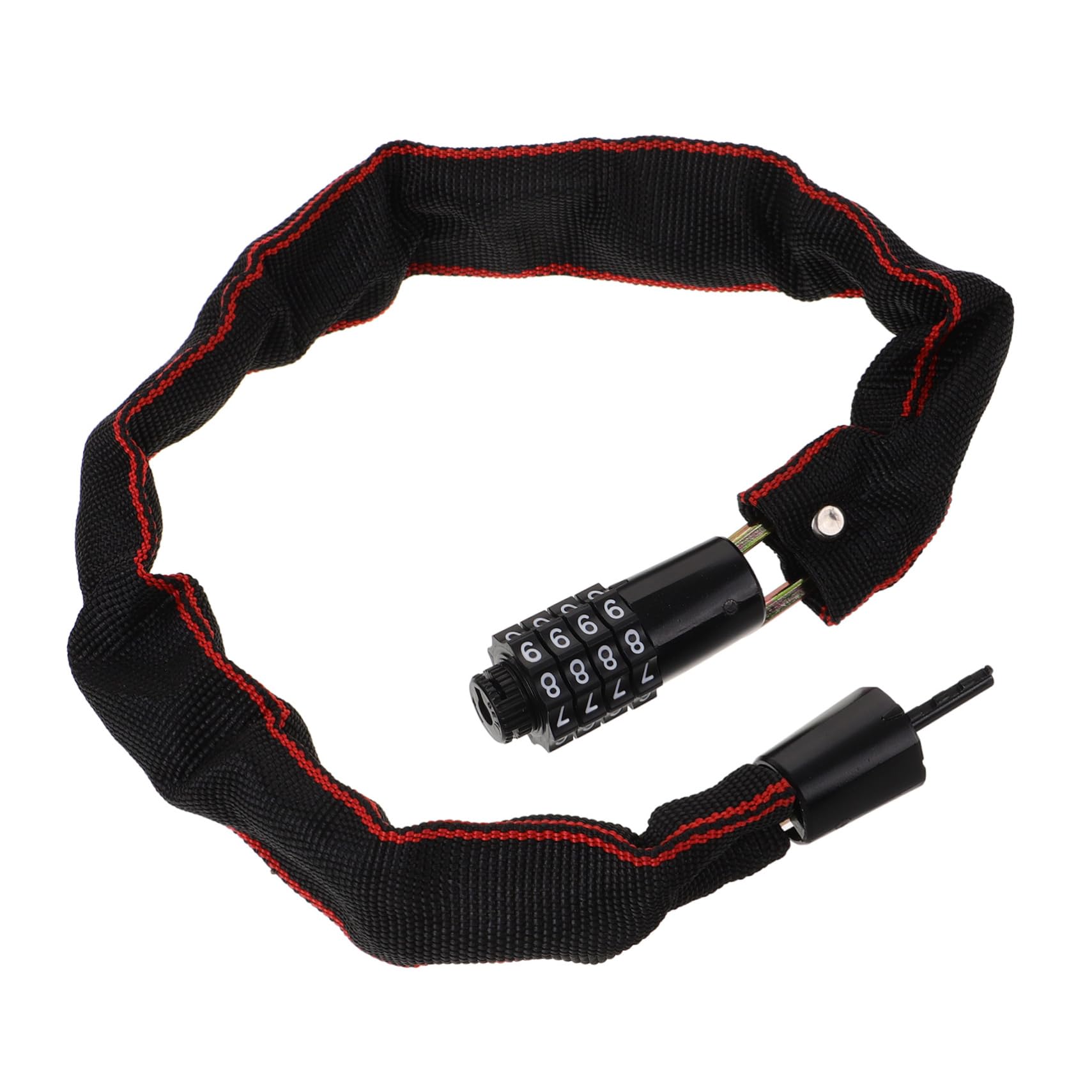 GOOHOCHY Sturdy Chain Lock Bike Lock Combination Bike Lock Cable Bike Safety Lock Anti-Theft Cycling Lock