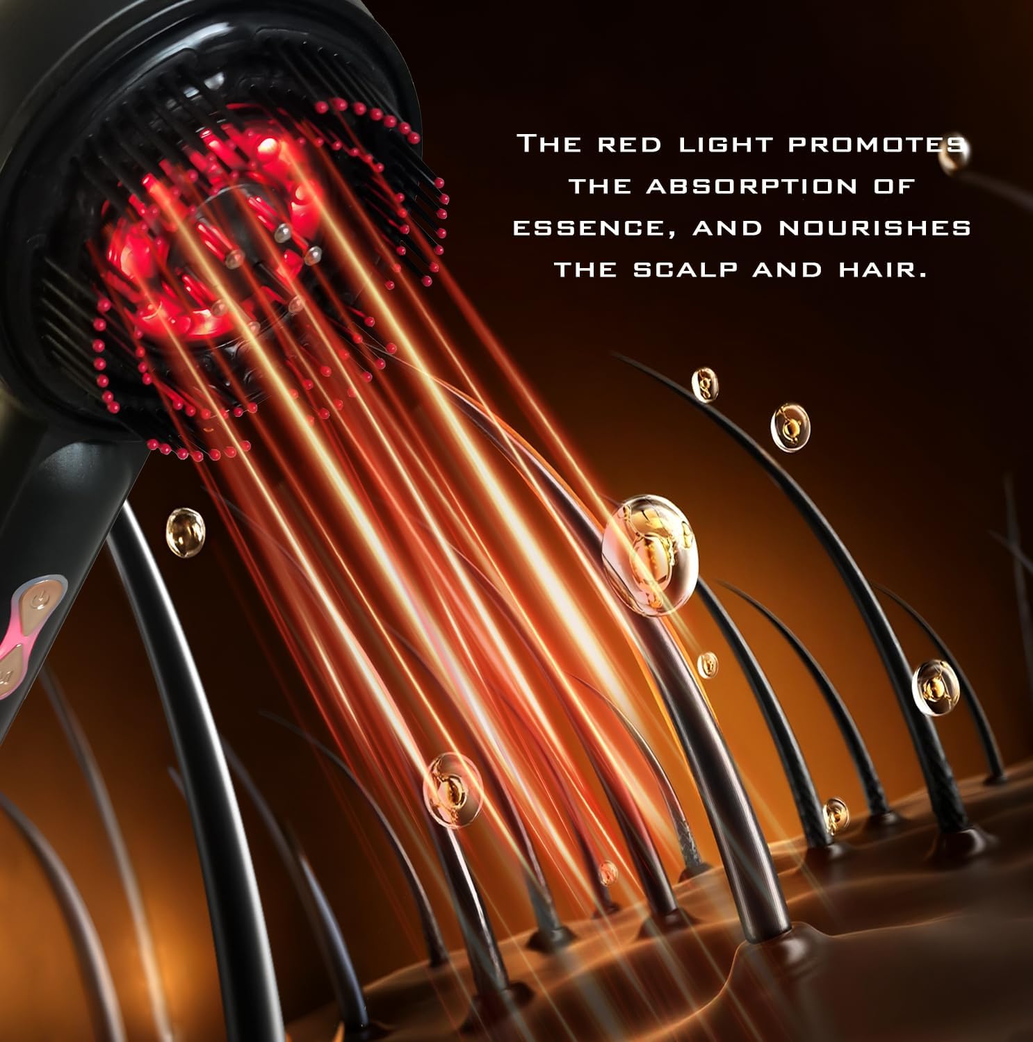 3 in 1 Hair Oil Applicator, Hair Growth Comb, Hair Scrubber Scalp Massage Tool for Women Hair Care,Home and Travel Use