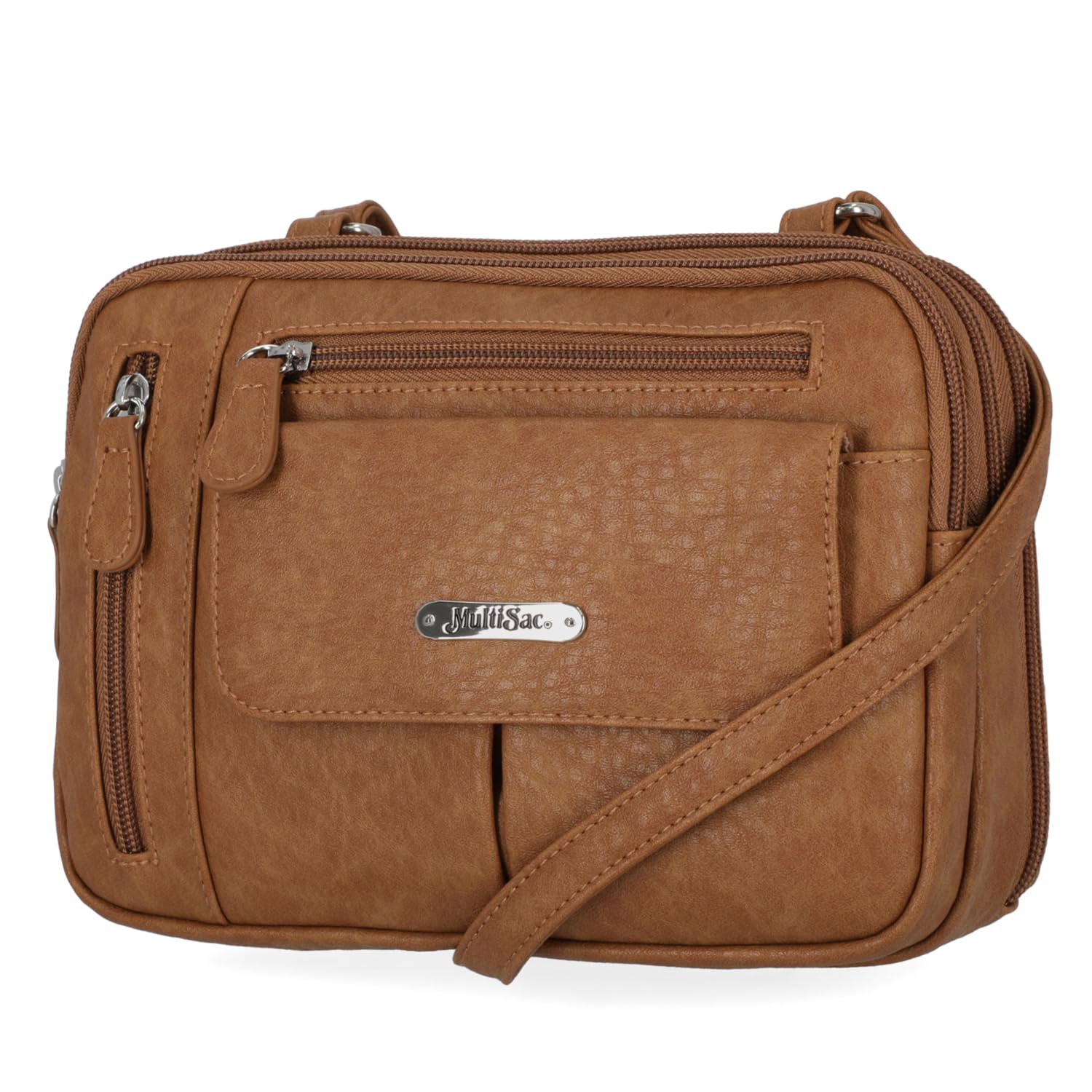 Zippy Triple Compartment Crossbody Bag