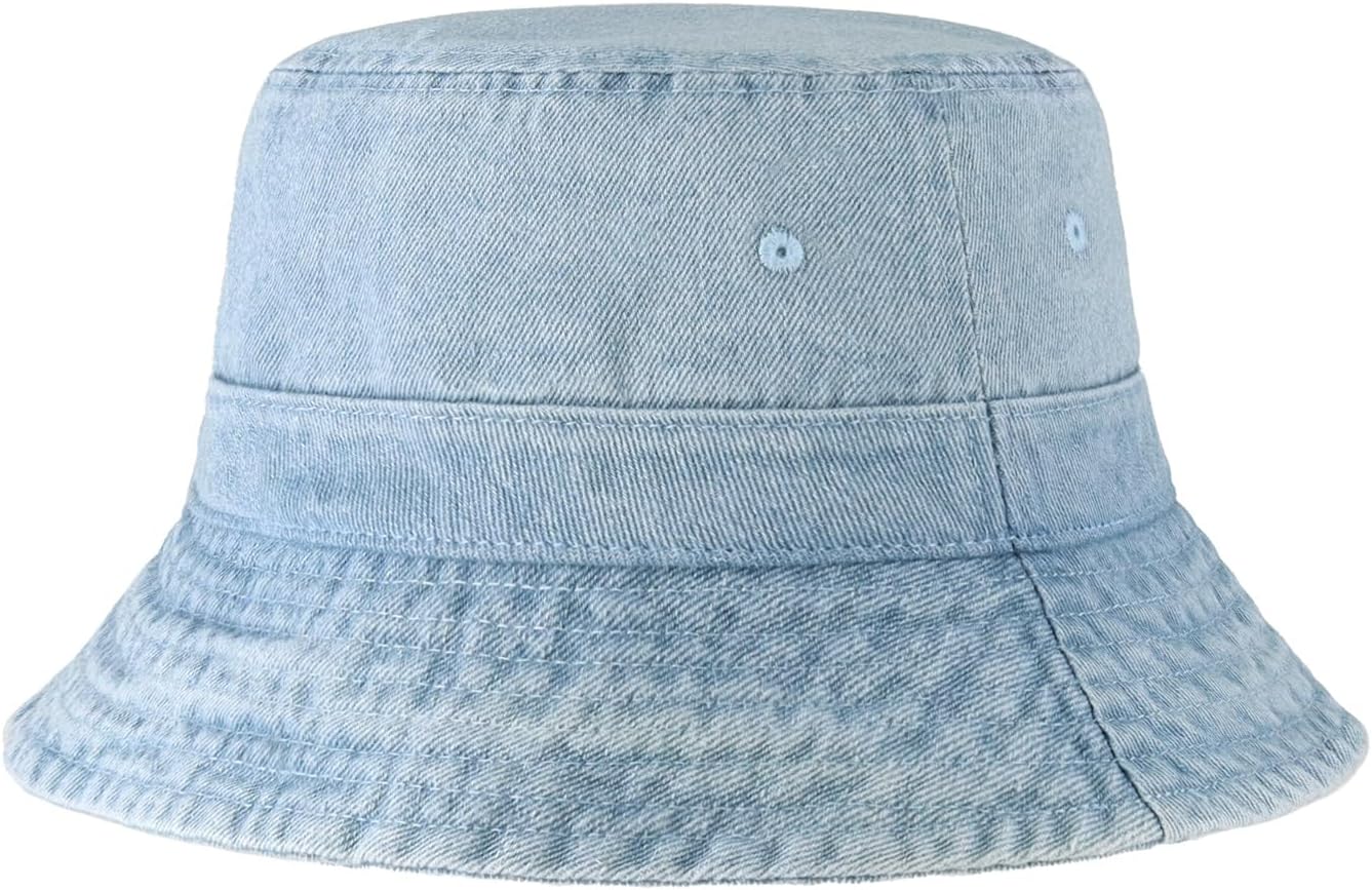 Hot Summer Bucket Hat - Trendy Cotton Sun Hat for Beach, Golf, Fishing - Fun Outdoor Vacation Boonie for Men and Women
