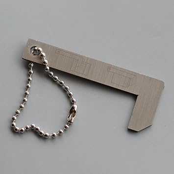 RIVERWELD Chamfer Gauge Welding Inspection Angle Tool Bevel Fillet Checker | Precision Welding Gauge for Chamfer Angle, Weld Height, Throat Thickness & Misalignment Measurement