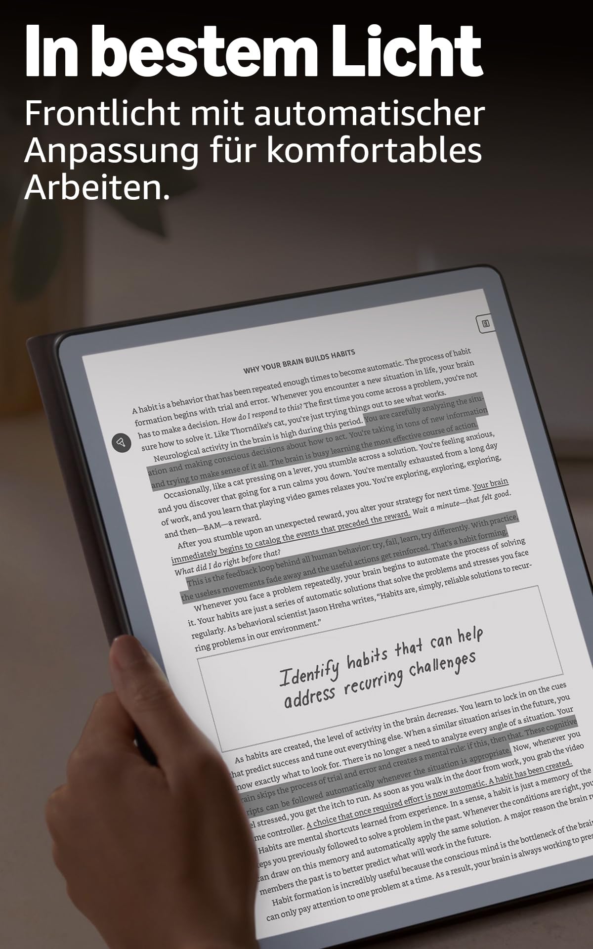 Amazon Kindle ScribeB (neueste Generation) – 11-Zoll-Display mit Frontlicht – Dünner 64 G – Bild 7
