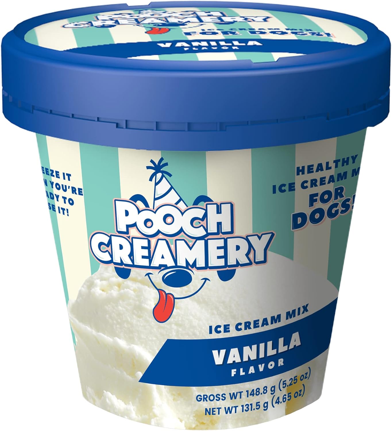 Amazon.com : Pooch Creamery Ice Cream Mix Vanilla Dog Treats, 4.65 oz ...