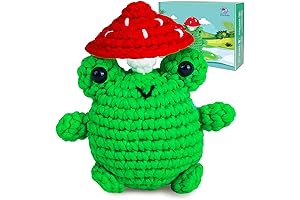 Crochet Kit for Beginners, Learn to Crochet Easy Frog Plush