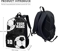 Vista 168 de American Flag Fire Galaxy Pattern Kids Backpack for Boys Girls Elementary Students Bookbag Middle School Bag Lightweight Children Travel Bag