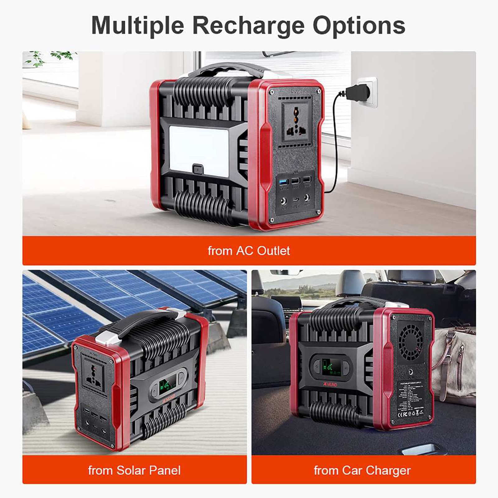TIM-LI Estación De Energía Portátil De 200 W 60000 Mah/Batería De Litio De Respaldo CPAP con Puerto USB, Pantalla LED, para Acampar, Caravanas, Exteriores, Fuera De La Red