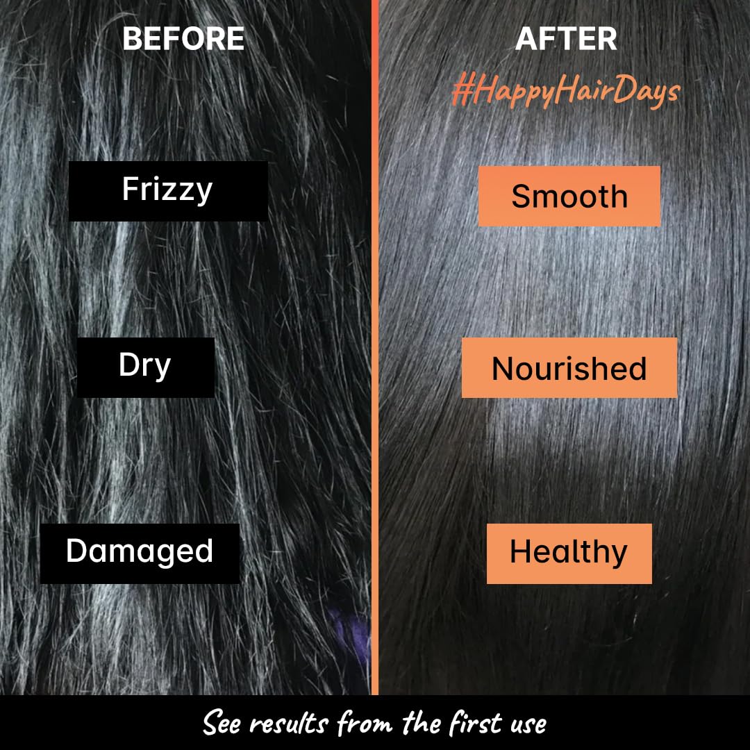 2.Oh! Italian Hair Repair Serum In Crème | For Dry Frizzy Hair with Active Repair Catalysts | Prevents Frizz and Breakage | Hair Serum for Women and Men | Keratin, Argan Oil | Lightweight, Non-Greasy 3