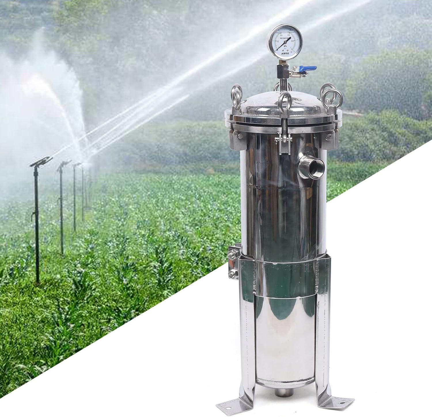 4 Bag Filter Housing 304 Stainless Steel Filter Housing