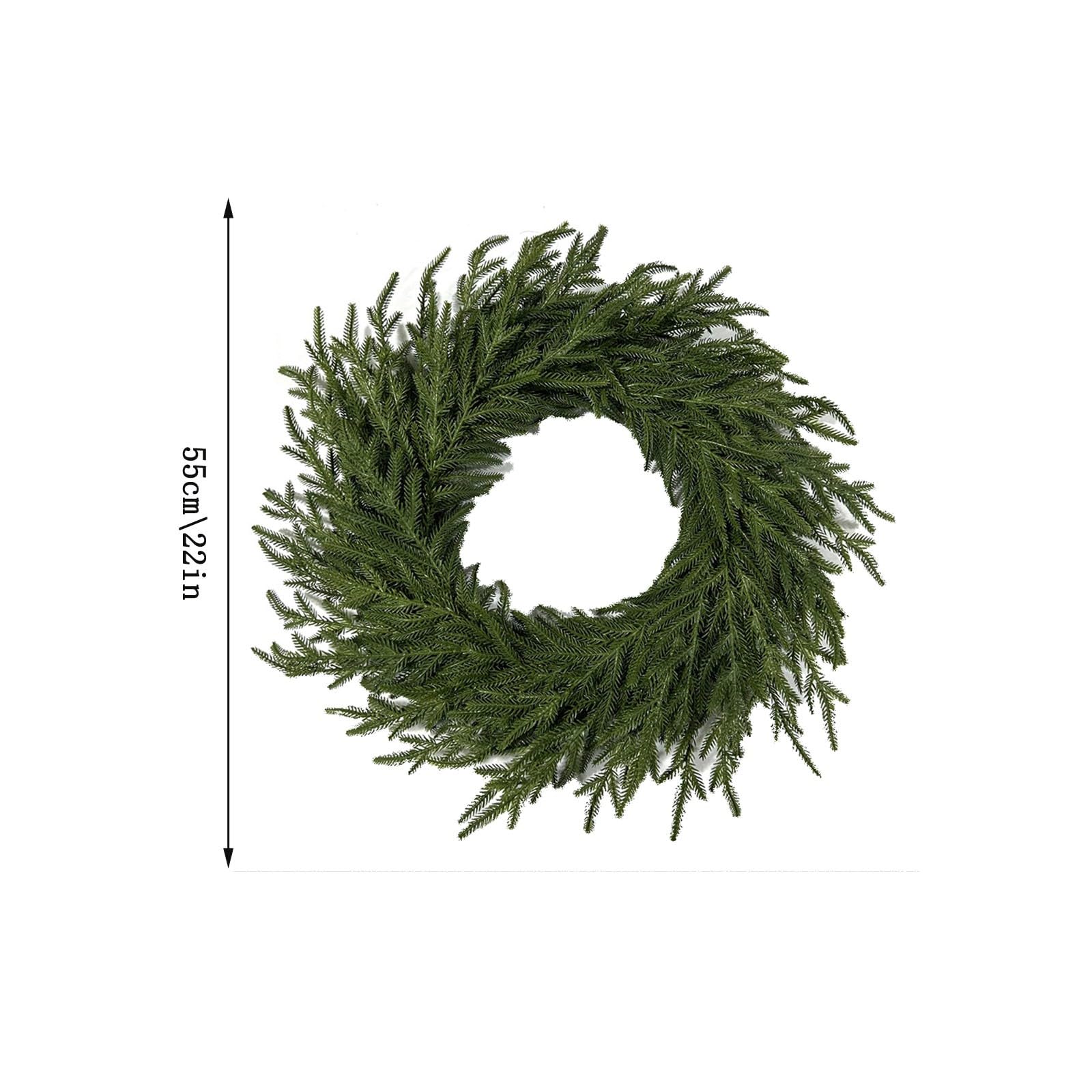Ghirlanda Artificiale Di Cedro Per Natale - 180 O 270 Cm, PVC Morbido, Resistente Alle Intemperie, Per Interno Ed Esterno